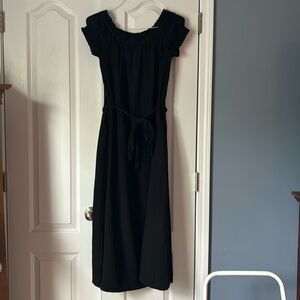 Loft maxi black dress